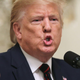 Donald Trump rails against journalists asking questions about an impeachment inquiry during a joint news conference with Finnish President Sauli Niinisto at the White House Oct. 2, 2019.